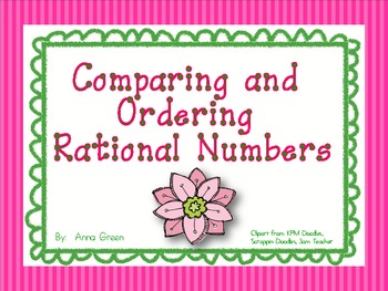 Preview of Comparing and Ordering Rational Numbers Activity