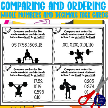 my homework lesson 8 order whole numbers and decimals questions