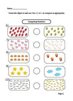 Comparing Numbers, Greater Than Less Than And Equal To - Freebie