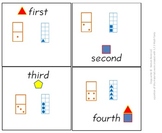 Kinder & 1st Grade Math Calendar - modeling numbers, decomposing shapes
