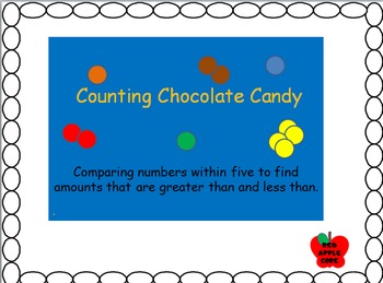 Preview of Comparing numbers with Chocolate Candies