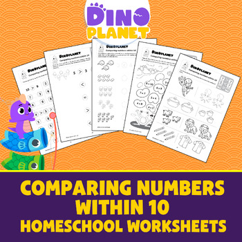 Preview of Comparing numbers within 10| Comparing numbers from 1 to 10| Kid Math