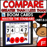 Greater than Less than Equal to using Boom Cards | 1.NBT.B