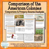 Comparing the American Colonies - Response Group or Center