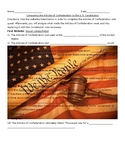 Comparing the Articles to the Constitution Webquest