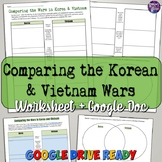 Comparing the Vietnam and Korean Wars Worksheet