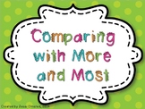 Comparing with More & Most Presentation - Comparative & Su