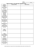 Comparison Chart-Romeo and Juliet vs. West Side Story