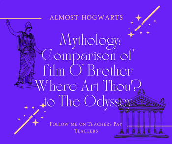 Preview of Comparison of film O' Brother Where Art Thou? to The Odyssey