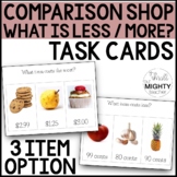 Comparison shopping- Which item costs less / more? up to $