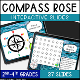 Digital Compass Rose Activities with Cardinal and Intermed