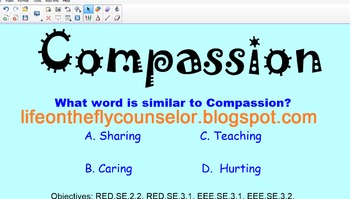 Preview of Compassion- Ability Awareness Smartboard Lesson