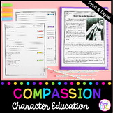 Compassion Character Education Reading Comprehension Passa