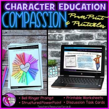 Preview of Compassion Character Education Social Emotional Learning Activities