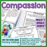 Teaching Compassion Activities for SEL Print and Digital M