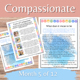 Compassion Unit Month 5 of 12 Month of Character Positive 