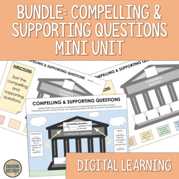 Preview of Compelling/Essential & Supporting Questions BUNDLE