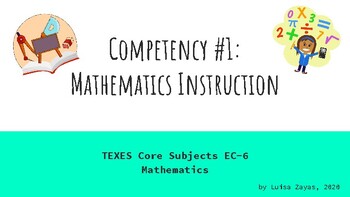 Preview of Competency #1 Mathematics Instruction