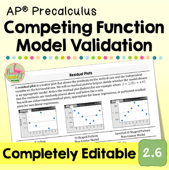 Preview of Competing Function Model Validation (Unit 2 AP Precalculus)