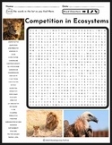Competition in Ecosystems Word Search Puzzle