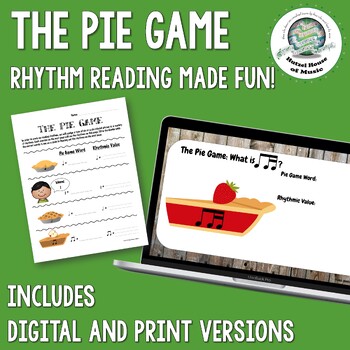 Preview of Competitive Rhythm Reading Game Print OR Digital Interactive