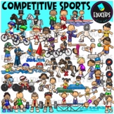 Competitive Sports Clip Art Set {Educlips Clipart}
