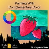 Complementary Color Fruit Painting - Elementary/ Middle Sc