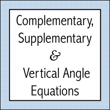 supplementary angle equation