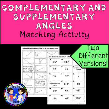 complementary and supplementary angle games