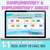 Complementary and Supplementary Angles Practice
