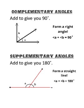 supplementary angle pictures