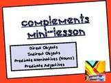 Complements Lesson: Four Complements Grammar Workshop PDF