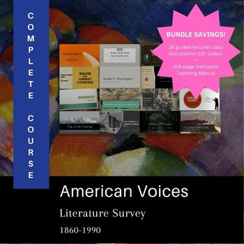 Preview of Complete 16-week OER Course: Late American Literature