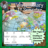 World History Complete 1st Semester Package Plans, Activit
