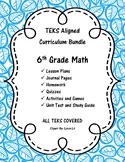 Complete 6th Grade Math Curriculum Bundle - 6th Grade