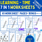Complete 7 in 1 Activity Book - 65 Pages Challenge Workshe