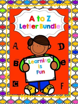 Preview of Complete A to Z Letter Bundle--Great for the Beginning of the Year