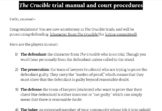 Complete AP Lang/Crucible mock trial unit (argument assessment)