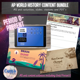 Complete AP World Content Activities | All 9 Units 1200-Present