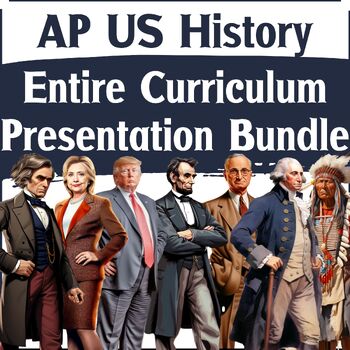 Preview of Complete APUSH Curriculum Lecture Presentations, Activities & More!