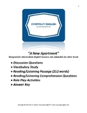 Complete Adult ESL Lesson (A New Apartment)