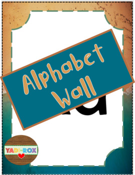 Preview of Alphabet Word Wall Kit - Ocean