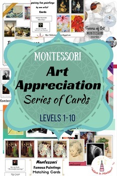 Preview of Art Study Activities Bundle Montessori