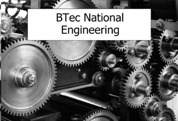 Preview of Complete BTec Engineering (National) UNIT 1 (49 PowerPoints)