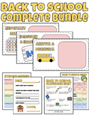 Complete Back to School Bundle-Teacher Presentation + Stud