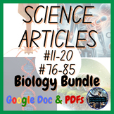 Complete Biology Science 20 Article Set Life Science (Goog