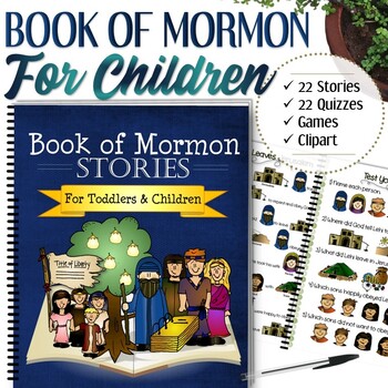Preview of Complete Book of Mormon Stories (For Toddlers and Children) - INSTANT DOWNLOAD