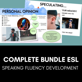 Preview of Complete Bundle ESL Speaking Fluency Development