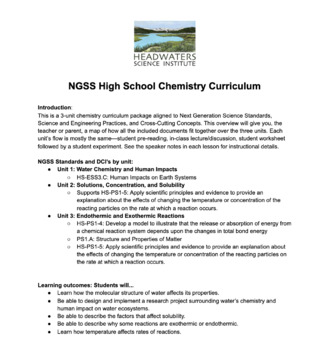 phd chemistry curriculum