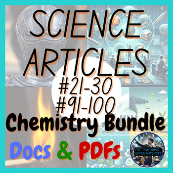 Preview of Complete Chemistry Set of 20 Science Articles | Chemical Sci | (Offline Version)